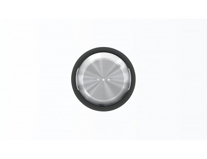 Клавиша 1-кл. выключателей/переключателей с линзой кольцо "черное стелко" SKY Moon ABB