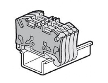 Заглушка пруж.клемма 2 яруса