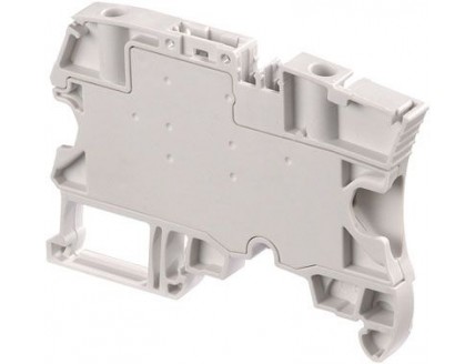 ZS4-SP-R1 Клемма винтовая 4мм.кв. с разъединителем (вилкой) серая