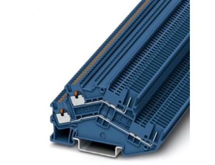 Двухъярусные клеммы PTTBS 1,5/S/2P BU Phoenix Contact