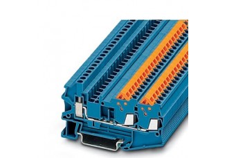 Проходные клеммы QTCU 1,5-TWIN BU Phoenix Contact