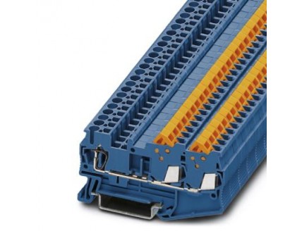 Проходные клеммы QTCS 1,5-TWIN BU Phoenix Contact