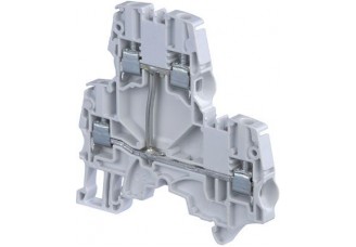 Клемма ZS4-D1 винт 4мм.кв. 2-ур., 1 "проходные" цепь