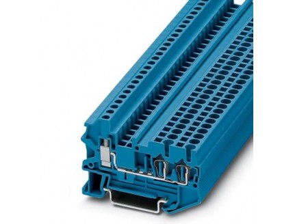 Проходные клеммы STU 2,5-TWIN BU Phoenix Contact