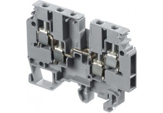 Клемма винтовая 4мм.кв. серая M4/6.4A
