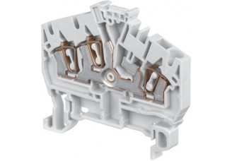 Клемма D2,5/5.I.3L пруж. 2.5мм.кв. серая