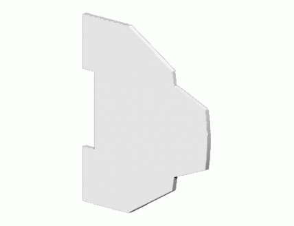 Заглушка для 3-ур. клемников 039051/52 Viking Legrand