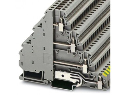 Заземляющие клеммы для выполнения проводки в зданиях DLK 4-PE KAN Phoenix Contact