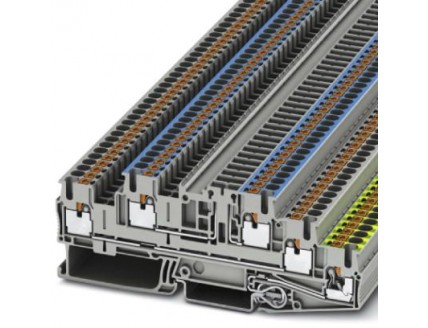 Заземляющие клеммы для выполнения проводки в зданиях PTB 2,5-PE/L/NTG Phoenix Contact
