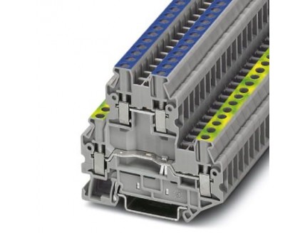 Двухъярусная заземляющая клемма UTTB 2,5-PE/N Phoenix Contact