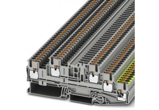 Заземляющие клеммы для выполнения проводки в зданиях PTB 2,5-PE/L/TG Phoenix Contact