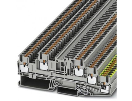 Заземляющие клеммы для выполнения проводки в зданиях PTB 2,5-PE/L/TG Phoenix Contact