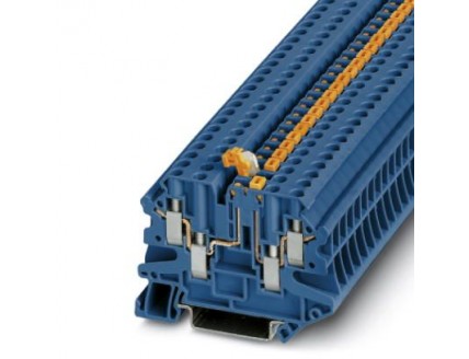 Клеммы с ножевыми размыкателями UT 4-QUATTRO-MT P/P BU Phoenix Contact