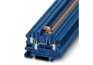 Клеммы с ножевыми размыкателями UT 4-TWIN-MT P/P BU Phoenix Contact