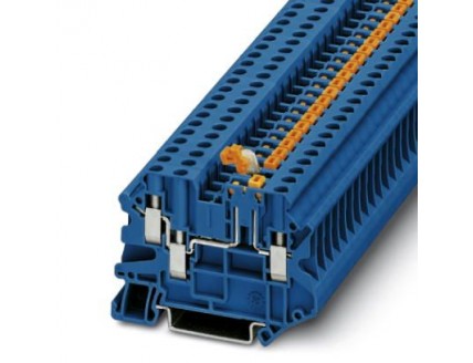 Клеммы с ножевыми размыкателями UT 4-TWIN-MT P/P BU Phoenix Contact
