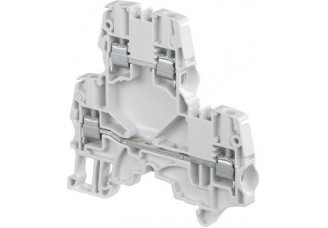 Клемма ZS4-D2-OR винт 4мм.кв. оранж., 2-ур., 2 "проходные" цепи