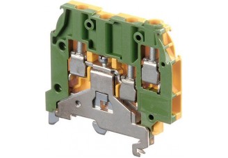 Клемма винтовая 4мм.кв. "Земля" M4/6.3A.P
