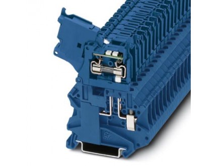 Клеммы для установки предохранителей UT 4-HESILED 24 (5X20) BU Phoenix Contact