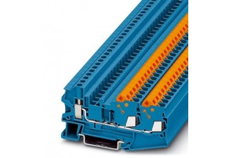 Проходные клеммы QTCU 2,5-TWIN BU Phoenix Contact