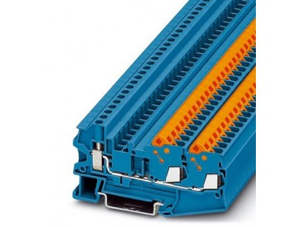 Проходные клеммы QTCU 2,5-TWIN BU Phoenix Contact