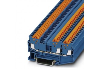 Проходные клеммы QTC 1,5-TWIN BU Phoenix Contact