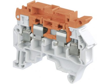 Клемма ZS4-S-R3 винт 4мм.кв. с разъед. совместимый с профилем ZS4-SF1