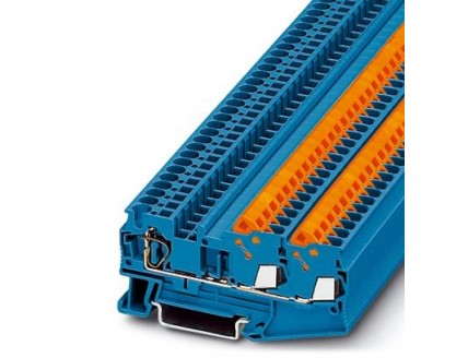 Проходные клеммы QTCS 2,5-TWIN BU Phoenix Contact
