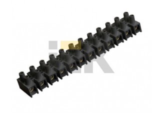 Клеммная колодка 1,5-4 мм.кв. 12 полос ЗВИ-5 полистирол черный ИЭК