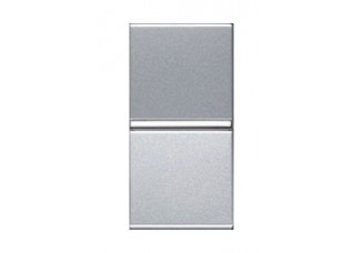 Кнопка 1 мод. НО 16А 230В серебро Zenit