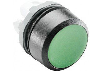 Кнопка MP1-10G зеленая (только корпус) без подсветки без фиксаци и
