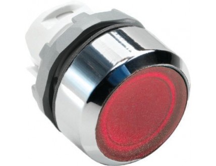 Кнопка красная MP2-21R с фиксацией с подсветкой ( только корпус )