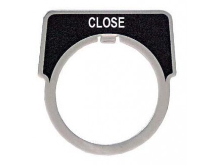 МАРКИР. ПЛАСТИНА CLOSE