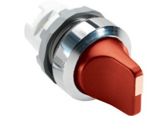 Переключатель M2SS1-20R (короткая ручка) красный 2-х позиционный без подсветки (только корпус) 45# с