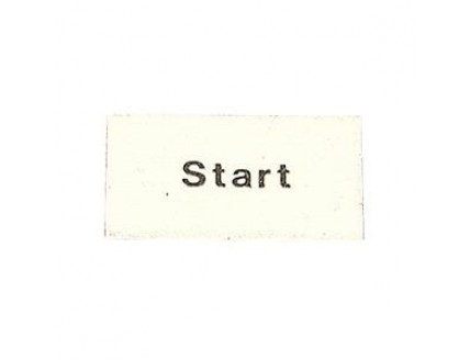 Шильдик MA6-1044 с текстом Start