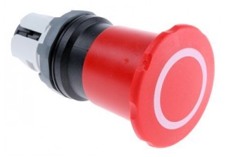Кнопка MPEP4-10R ГРИБОК красная (только корпус) отп. вытягиванием 40мм