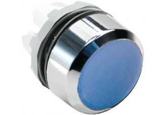 Кнопка синяя MP1-20L без подсветки без фиксации (только корпус)