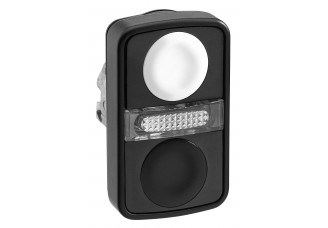 ГОЛОВКА КНОПКИ ДВОЙНАЯ БЕЗ МАРКИР + LED