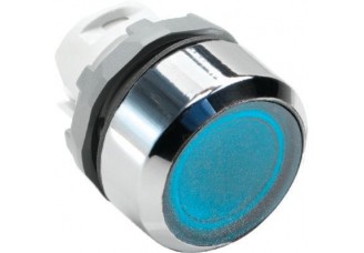 Кнопка синяя MP1-21L с подсветкой без фиксации ( только корпус )