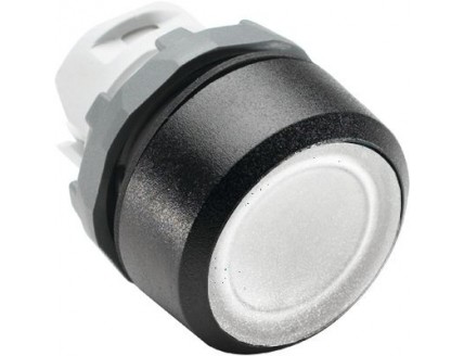 Кнопка MP1-11W белая (только корпус) с подсветкой без фиксации