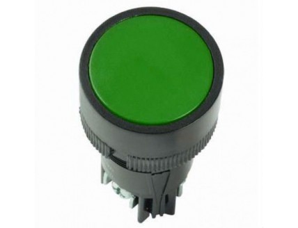Кнопка SВ-7 "Пуск" d22мм без подсветки 240В 1р зеленая TDM