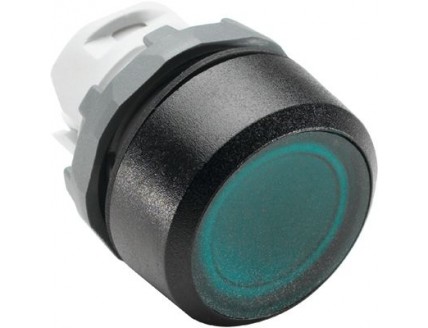 Кнопка MP1-11G зеленая (только корпус) с подсветкой без фиксации