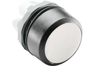 Кнопка MP1-10W белая (только корпус) без подсветки без фиксации