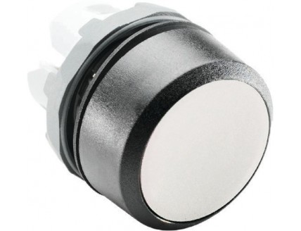 Кнопка MP1-10W белая (только корпус) без подсветки без фиксации