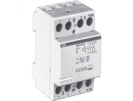 Модульный контактор ESB-40-40 (40А AC1) катушка 110B AC/DC