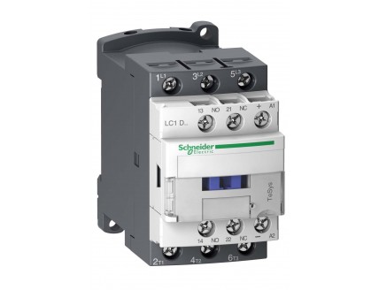 КОНТАКТОР D 3Р, 18 A, НО+НЗ, 24V DС, 2.4 ВТ, РАСШ. ДИАПАЗОН, ОГРАН. ПЕРЕНАПРЯЖЕНИЙ, ЗАЖИМ ПОД ВИНТ,