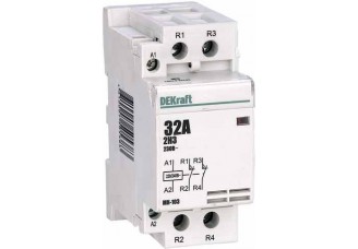 Модульный контактор 2НЗ 32А 230В МК-103 DEKraft