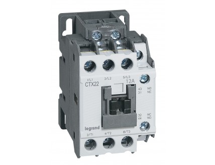 Контактор CTX3 3P 12A 1но1нз АС24V
