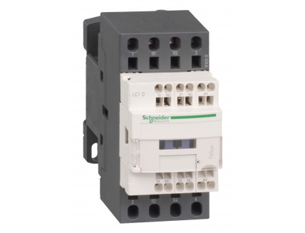 КОНТАКТОР D 4P (2НО+2НЗ), АС1 25 А, НО+НЗ, 24V DС, 2.4 ВТ, ОГРАН.ПЕР