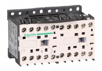КОНТАКТОР РЕВЕРС. K 3P, 9 A, НЗ, 110V 50/60 ГЦ, МЕХ. БЛОКИРЗАЖИМ ПОД ВИНТ