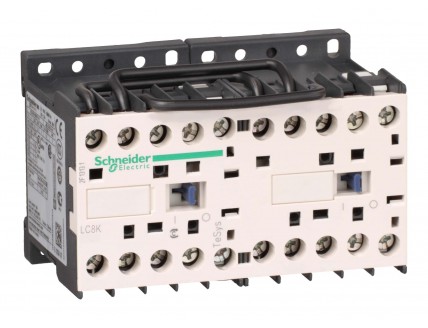 КОНТАКТОР РЕВЕРС. БЕСШУМНЫЙ K 3P, 9 A, НЗ, 220V 50/60 ГЦ, ЗАЖИМ ПОД ВИНТ